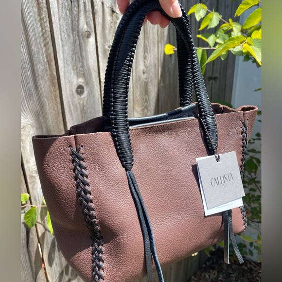 NWT Callista Bicolor Topstitch Mini Tote
Bag - Picture 3 of 14